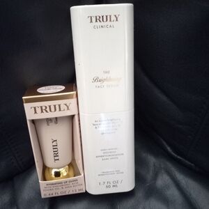 TRULY Clinical Brightening Face Serum & Hydrating Lip Gloss -